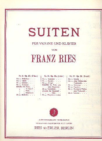 Adagio op.34,3&nbsp;&nbsp;für Violine und Klavier&nbsp;&nbsp;