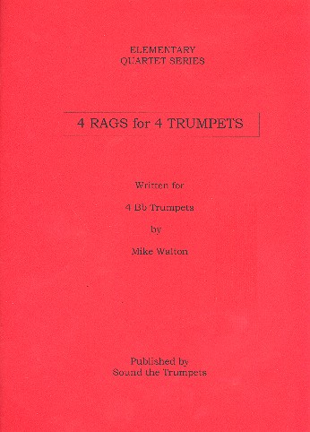 4 Rags  for 4 trumpets  score and parts