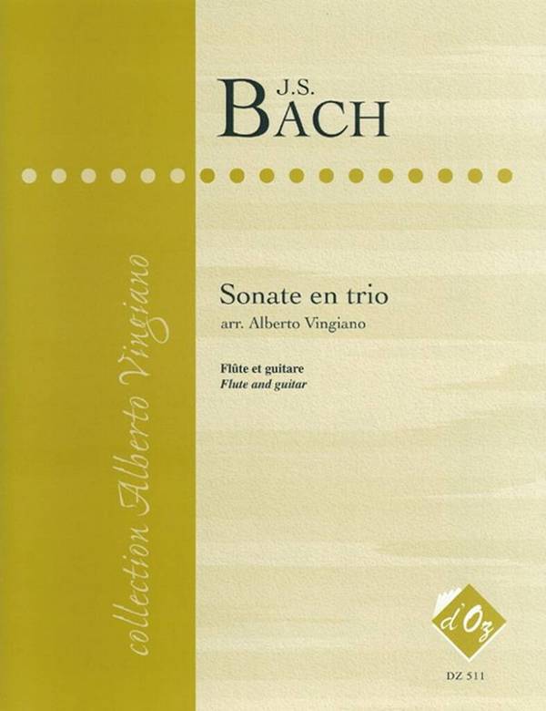 Sonate en trio pour flûte et guitare&nbsp;&nbsp;partition et parties&nbsp;&nbsp;
