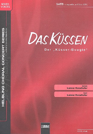 Das Küssen für gem Chor a cappella  Partitur  