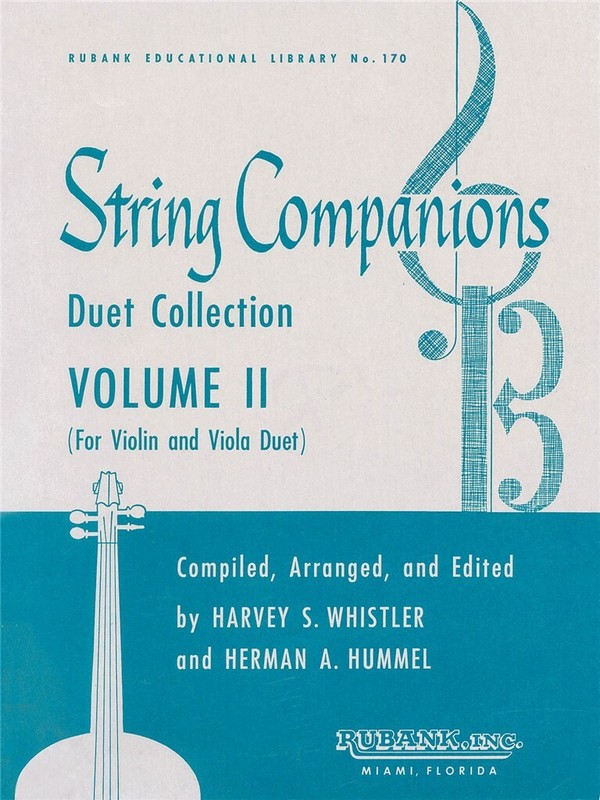 String Companions Duet Collection vol.2&nbsp;&nbsp;for violin and viola&nbsp;&nbsp;score
