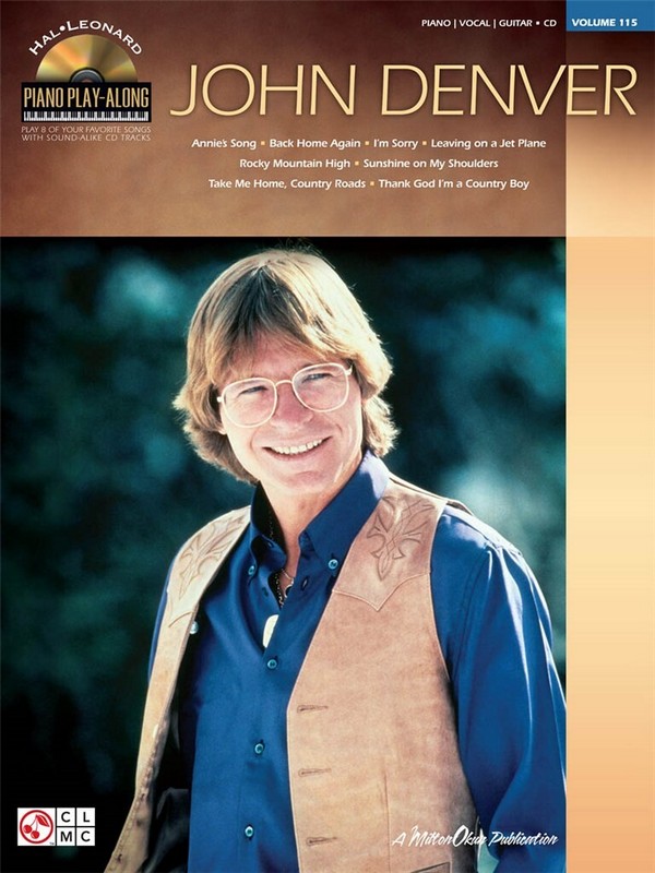 John Denver (+CD): piano playalong vol.115  songbook piano/vocal/guitar  