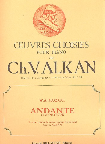 Andante du Quatuor no.8 &nbsp;&nbsp;pour piano&nbsp;&nbsp;