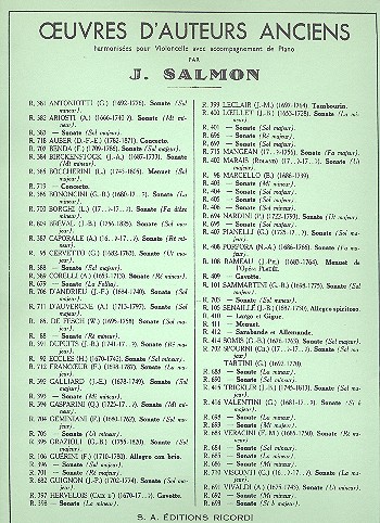 Sonate en sol mineur pour violoncelle  et piano  