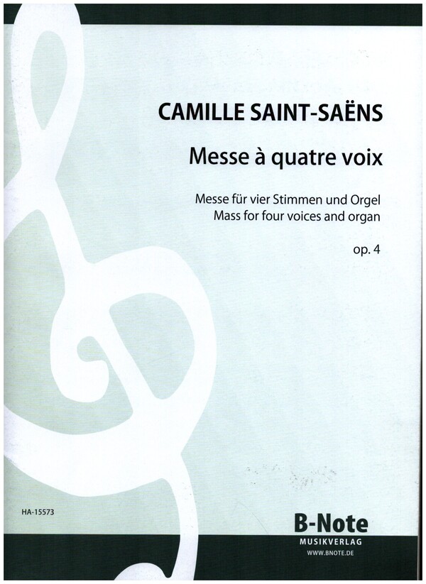 Messe à 4 voix op.4&nbsp;&nbsp;für Orgel und gem Chor&nbsp;&nbsp;
