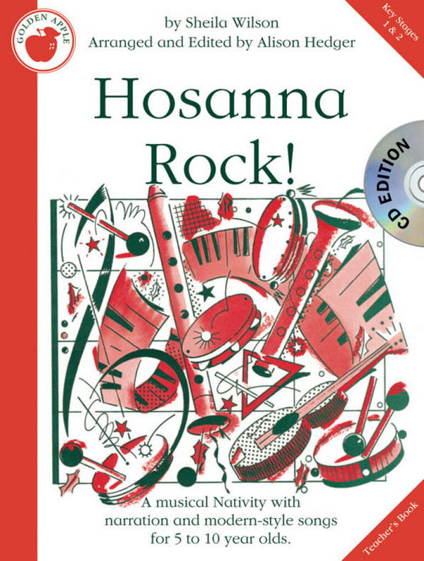 Hosanna Rock (+CD) for narrator,&nbsp;&nbsp;children's chorus and instruments&nbsp;&nbsp;score