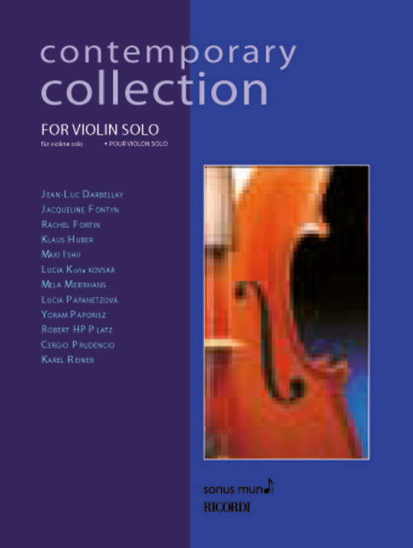 Contemporary Collection  for violin solo  