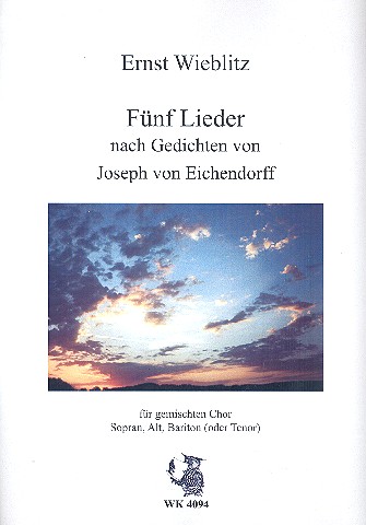 5 Lieder für gem Chor a cappella (SAM)  Partitur  