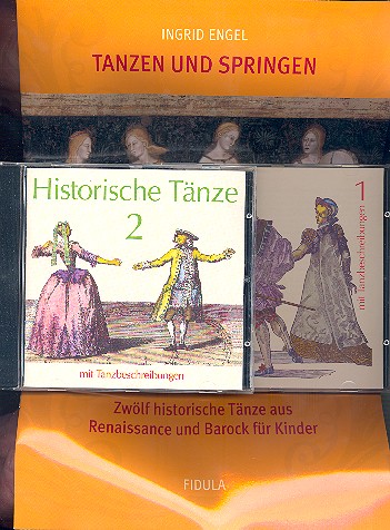 Höfische Tänze &nbsp;&nbsp;&nbsp;&nbsp;Buch und Springen) und 2 CD's (Tanzen (Historische Tänze)