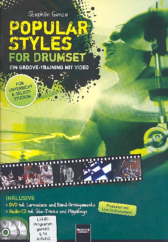 Popular Styles (+DVD +CD): for drum set&nbsp;&nbsp;&nbsp;&nbsp;