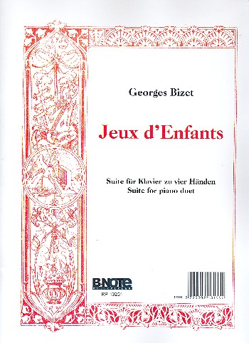 Jeux d'enfants  für Klavier zu 4 Händen  