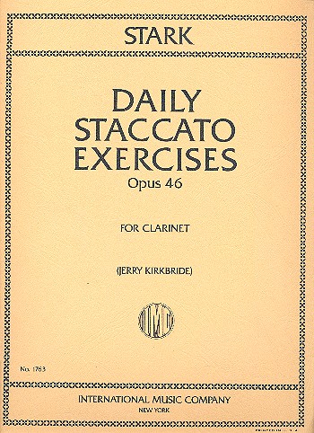 Daily Staccato Exercises op.46  for clarinet  