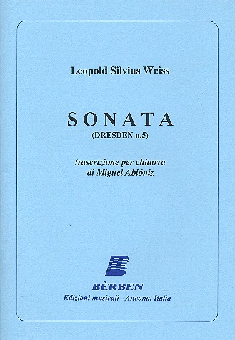 Sonata Dresden no.5  per chitarra  