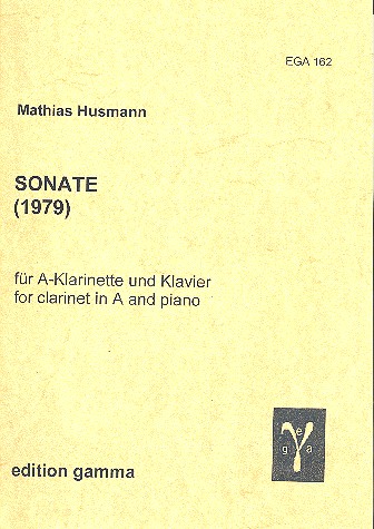 Sonate für Klarinette in A und Klavier    