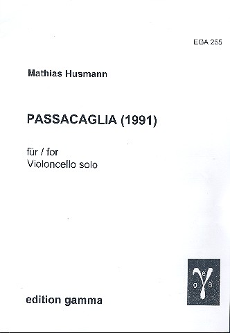 Passacaglia (1991)  für Violoncello solo  