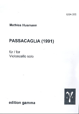 Passacaglia für Violoncello    