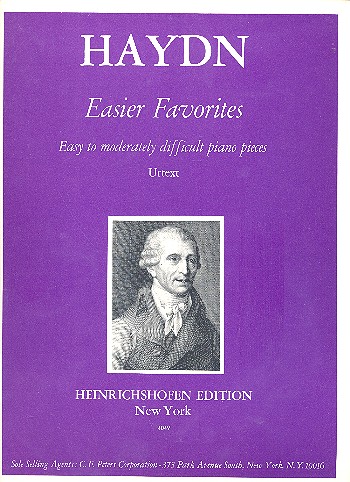 Easier Favorites&nbsp;&nbsp;for piano&nbsp;&nbsp;