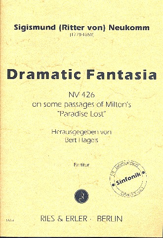 Dramatic Fantasia on some Passages of  Milton's Paradise lost NV426 für Orchester  Partitur