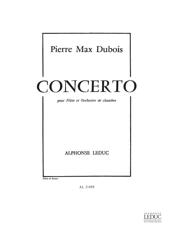 Concerto pour flûte et orchestre de chambre  pour flûte et piano  