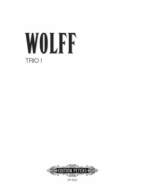 Trio 1&nbsp;&nbsp;für Flöte, Trompete und Violoncello&nbsp;&nbsp;Partitur und Stimmen