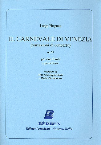 Il carnevale di Venezia op.55  für 2 Flöten und Klavier  Stimmen