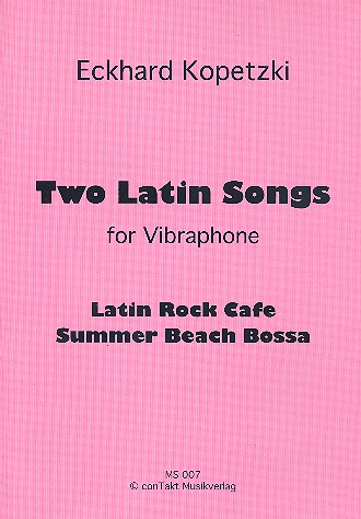 2 Latin Songs for vibraphone