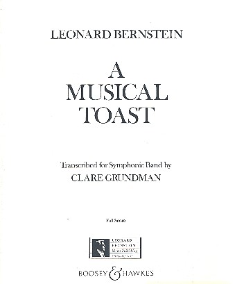A Musical Toast QMB 421  für Blasorchester  Partitur