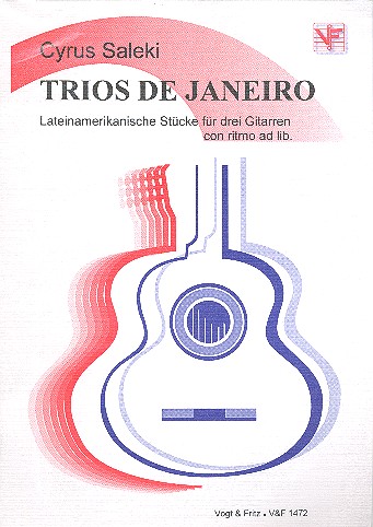 Trios de Janeiro für 3 Gitarren&nbsp;&nbsp;(Percussion ad lib)&nbsp;&nbsp;Partitur und Stimmen