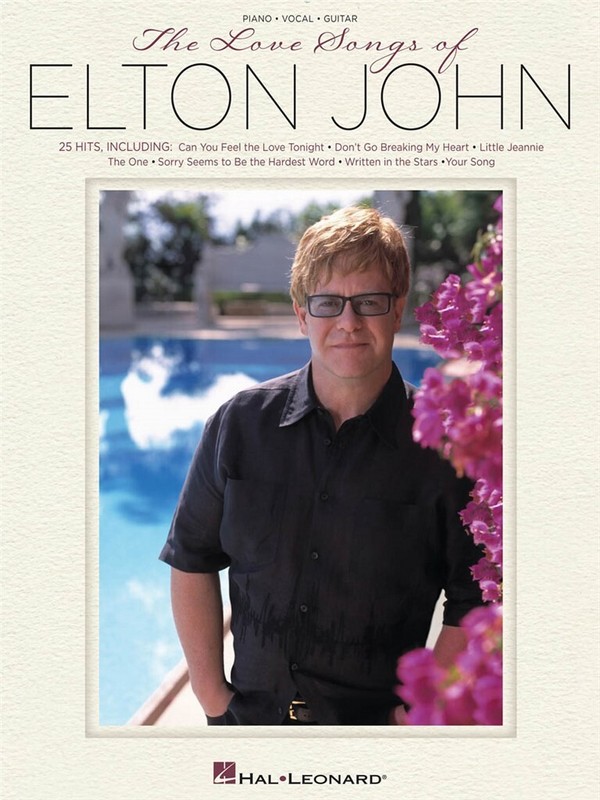 Elton John Love Songs&nbsp;&nbsp;songbook piano/vocal/guitar&nbsp;&nbsp;