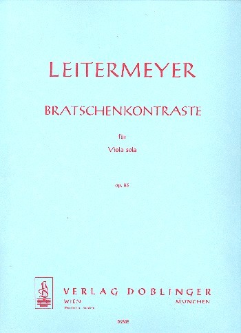 Bratschenkontraste op.63 für Viola    