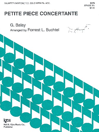 Petite pièce concertante   for trumpet (cornet/baritone t.c.) and piano  