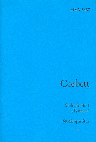 Sinfonie Nr.1 für Orchester  Studienpartitur  