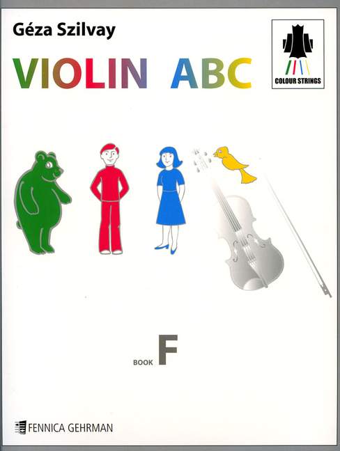 Colour Strings Violin ABC book F    