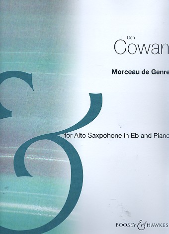 Morceau de Genre&nbsp;&nbsp;für Alt-Saxophon und Klavier&nbsp;&nbsp;