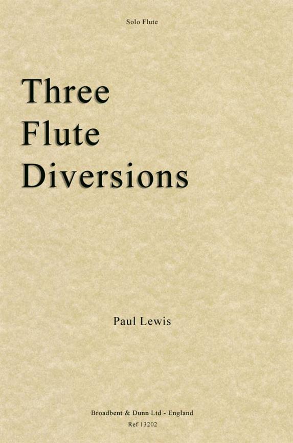 3 Flute Diversions  for solo flute  