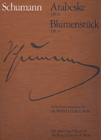 Arabesque op.18  und  Blumenstück op.19&nbsp;&nbsp;für Klavier&nbsp;&nbsp;