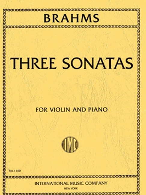 3 Sonatas&nbsp;&nbsp;for violin and piano&nbsp;&nbsp;