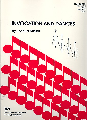 Invocation and Dances für 4 Celli&nbsp;&nbsp;Partitur und Stimmen&nbsp;&nbsp;