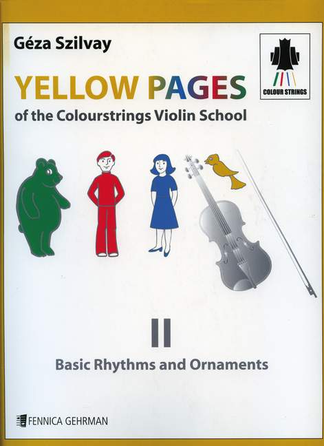Colour Strings Yellow Pages vol.2 - Basic  Rhythms and Ornaments for violin  