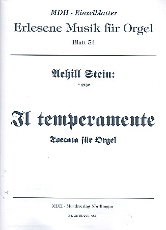 Il temperamente  für Orgel  