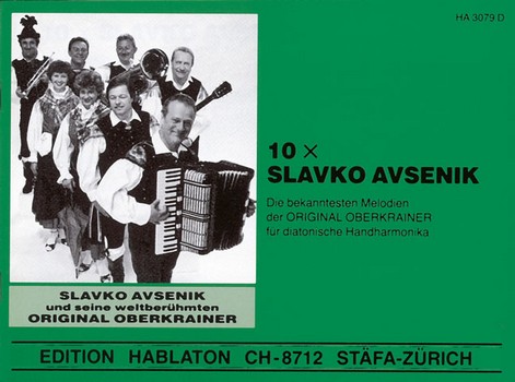 10 x Slavko Avsenik für diatonische  Handharmonika  