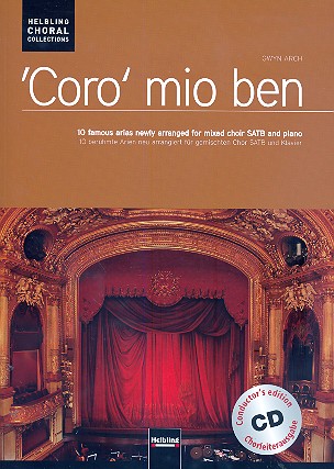 Coro mio ben (+2 CD's)&nbsp;&nbsp;für gem Chor und Klavier&nbsp;&nbsp;Partitur (Chorleiterausgabe)