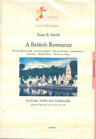 A British Romance  for flute, violin and violoncello  score and parts