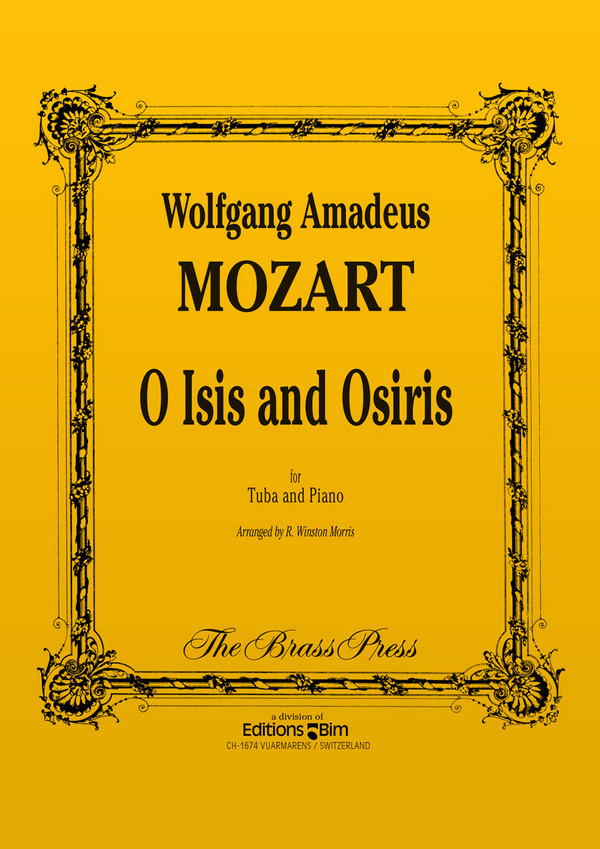 O Isis und Osiris &nbsp;&nbsp;for tuba and piano&nbsp;&nbsp;