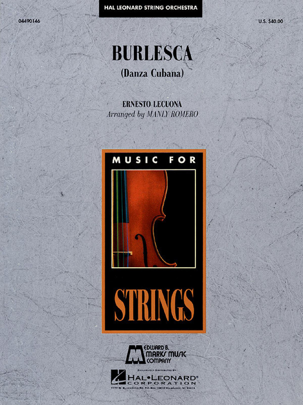 Burlesca for string orchestra  score and parts (8-8-4-4-4)  