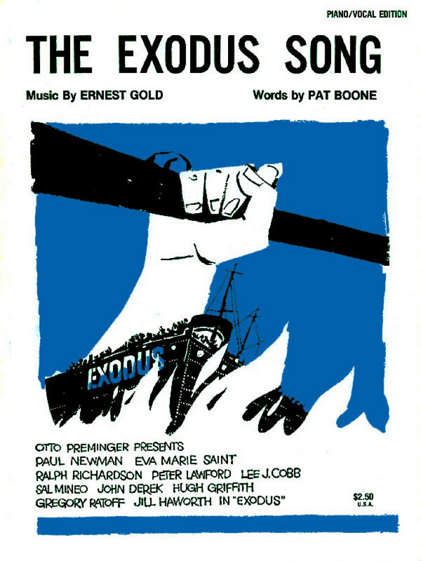 The Exodus Song:&nbsp;&nbsp;for piano/vocal/guitar&nbsp;&nbsp;