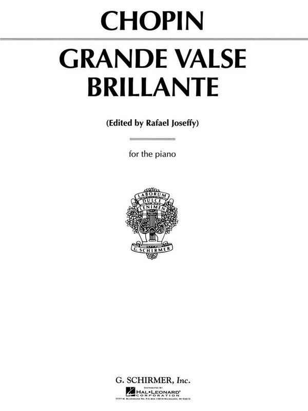 Grande Valse brillante  for the piano  