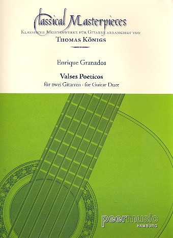 Valses poeticos&nbsp;&nbsp;für 2 Gitarren&nbsp;&nbsp;Spielpartitur