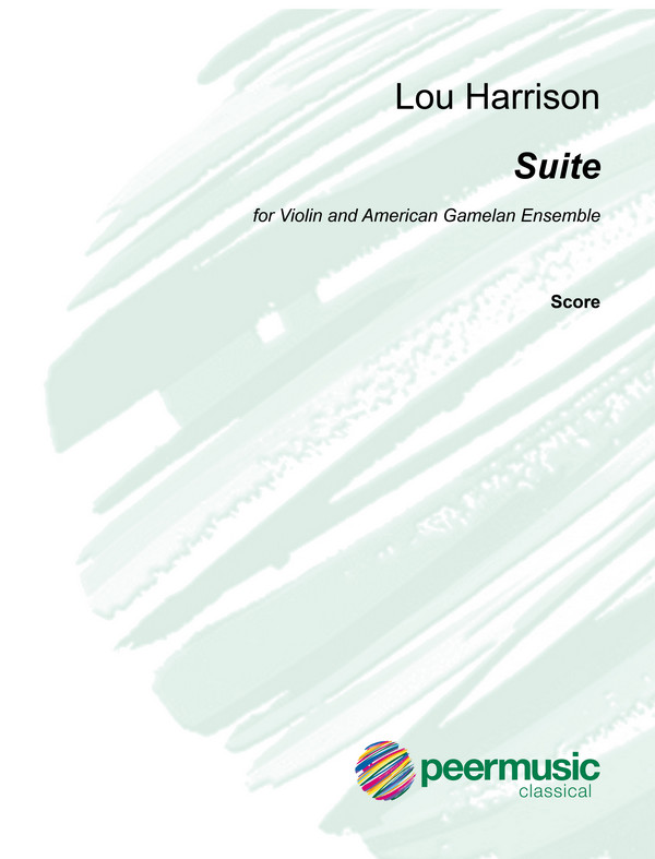 Suite  for violin and american Gamelan Ensemble  score