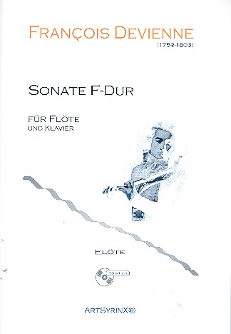 Sonate F-Dur (+CD)  für Flöte und Klavier  Flötenstimme